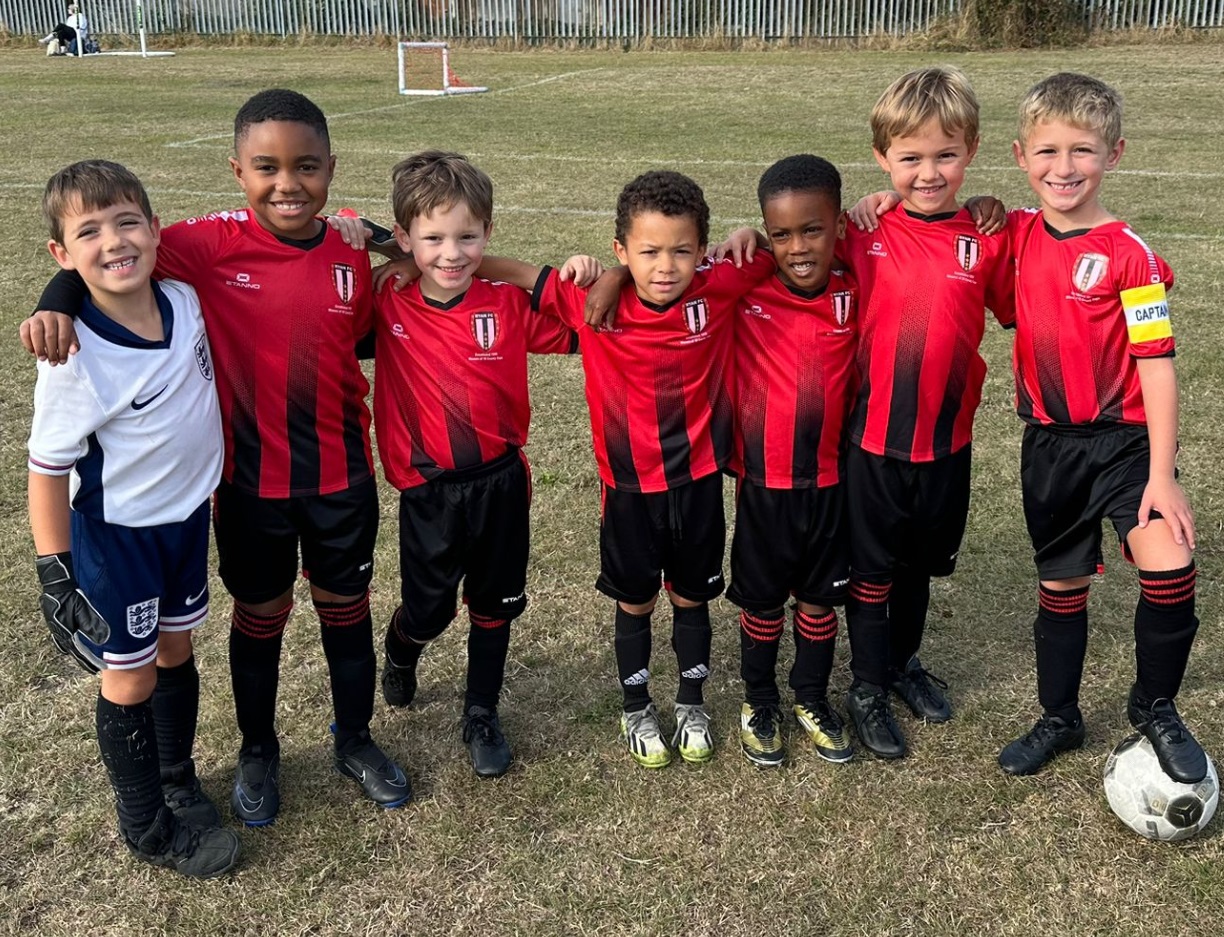 Under 7s Purple team photo